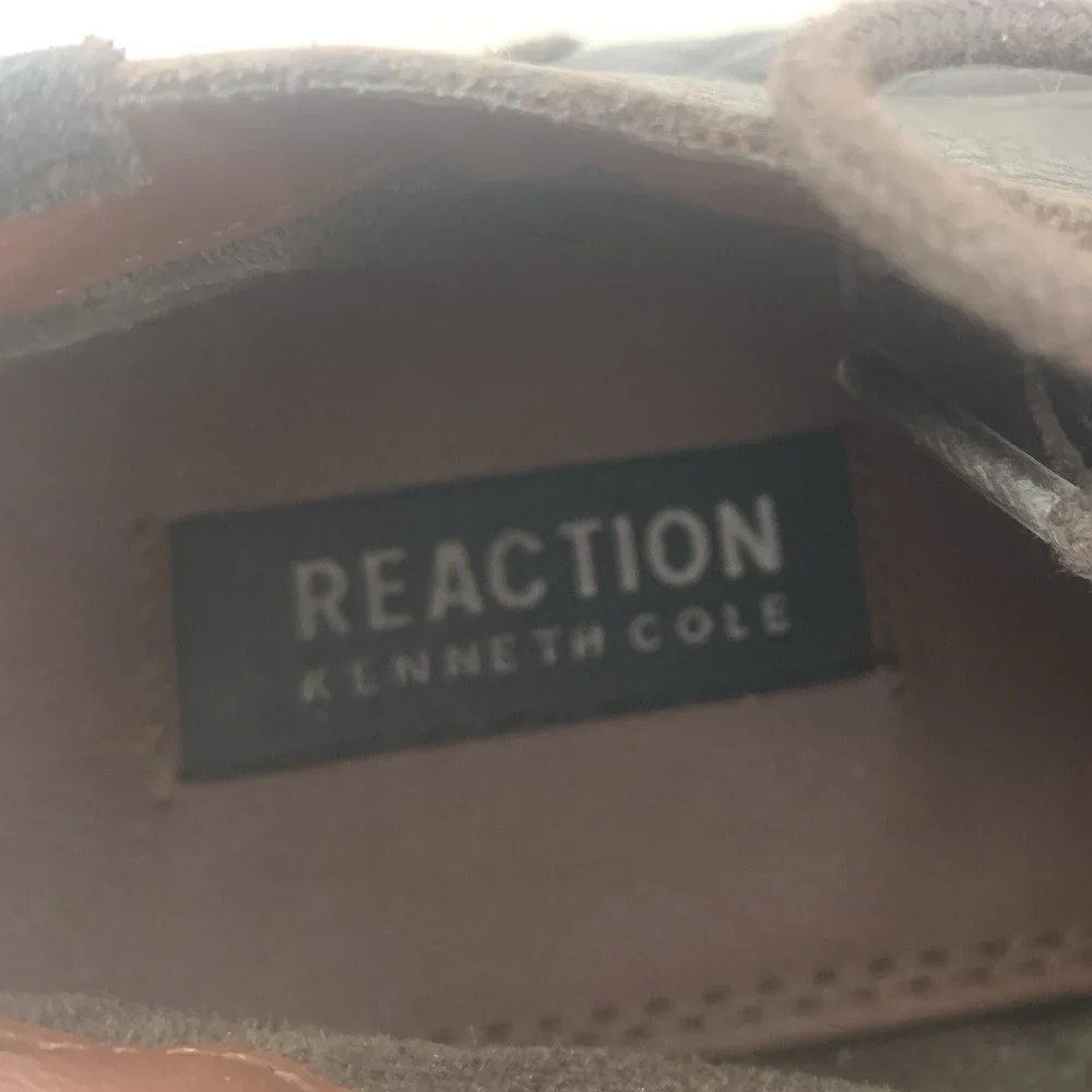 Kenneth Cole‎ Reaction Desert Sun Boots Mens 9.5M Brown Good Leather Chukka